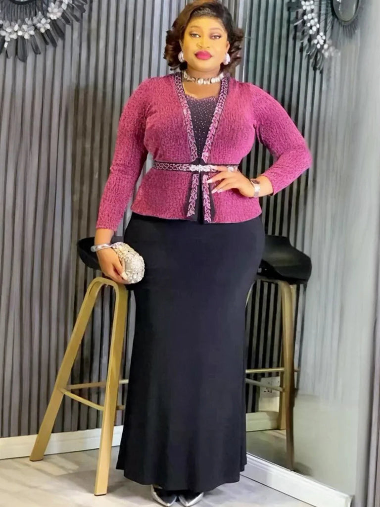 fitted lace wedding dress Dashiki Plus Size Maxi Dress