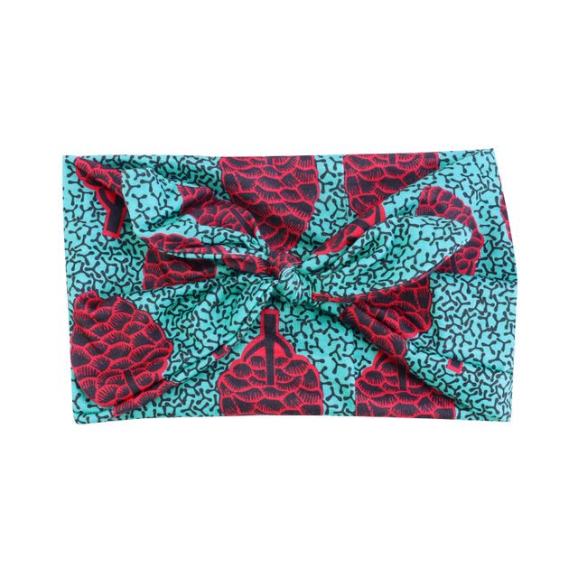 African Inspired Cotton Turban Headwrap for Women - Flexi Africa - Flexi Africa offers Free Delivery Worldwide - Vibrant African traditional clothing showcasing bold prints and intricate designs