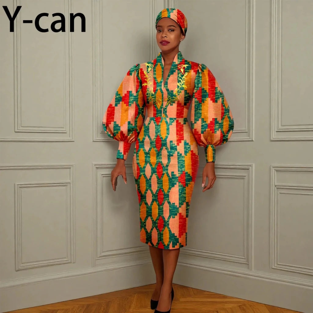 africa party dress Floral Ankara Mermaid Dress