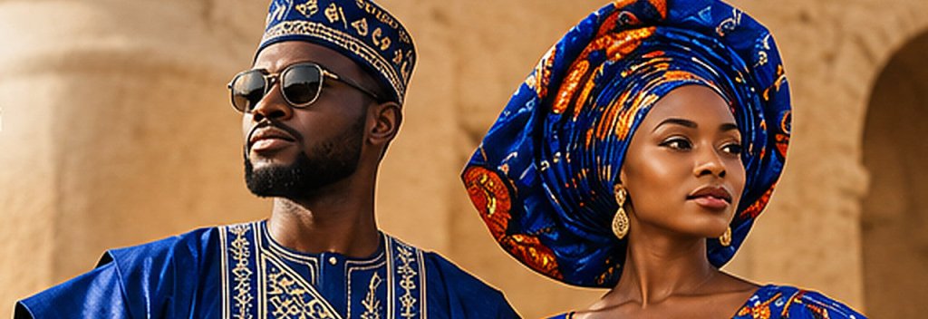 African-Inspired Couples Outfits: Coordinating Colour and Style - Flexi Africa