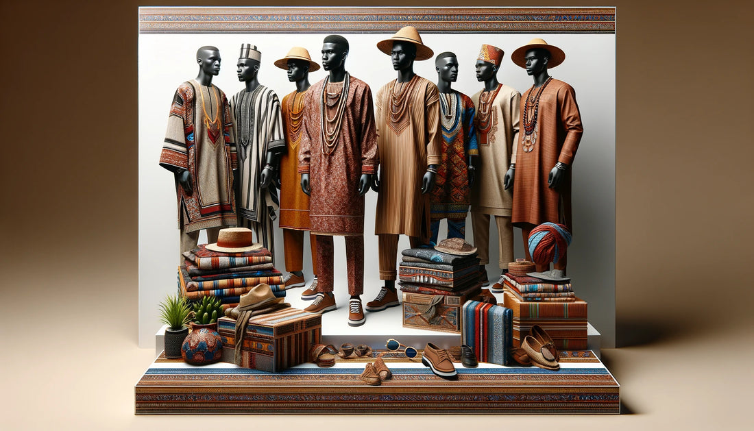 African inspired men's traditional clothing and accessories