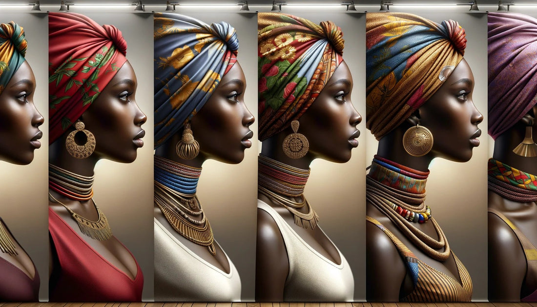 African inspired women's headties