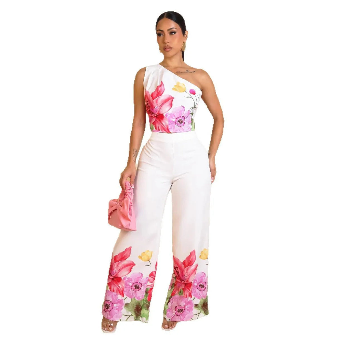2 Piece Sets African Sets For Women New African Print Elastic Bazin Baggy Pants Rock Style Dashiki Famous Suit Lady Outfits - Free Delivery Worldwide only at Flexi Africa