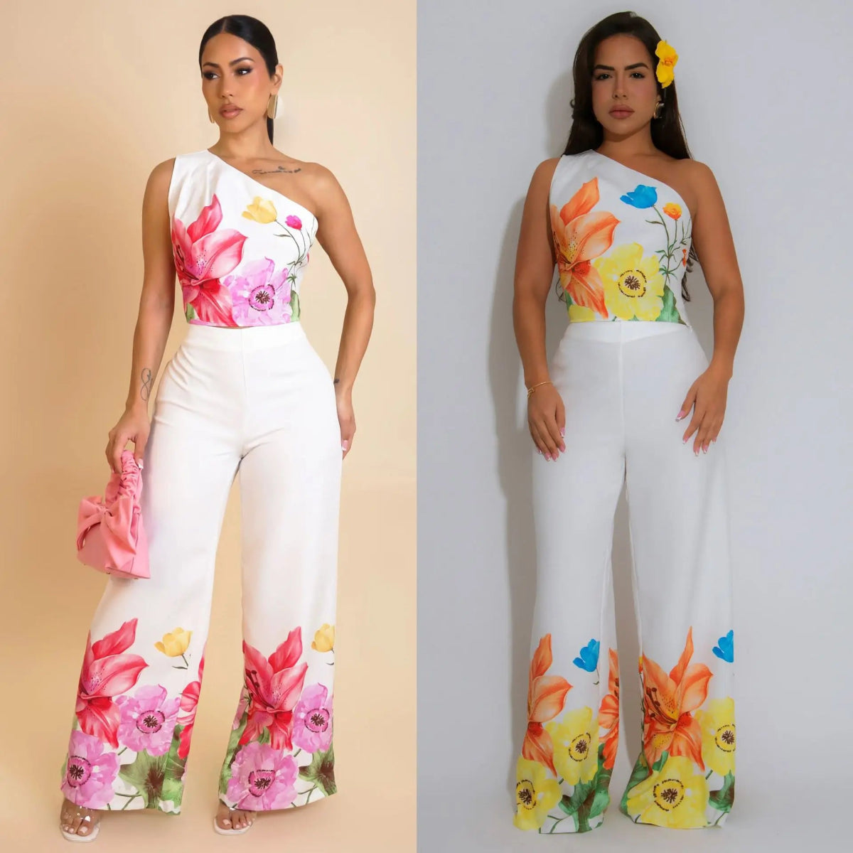 2 Piece Sets African Sets For Women New African Print Elastic Bazin Baggy Pants Rock Style Dashiki Famous Suit Lady Outfits - Free Delivery Worldwide only at Flexi Africa