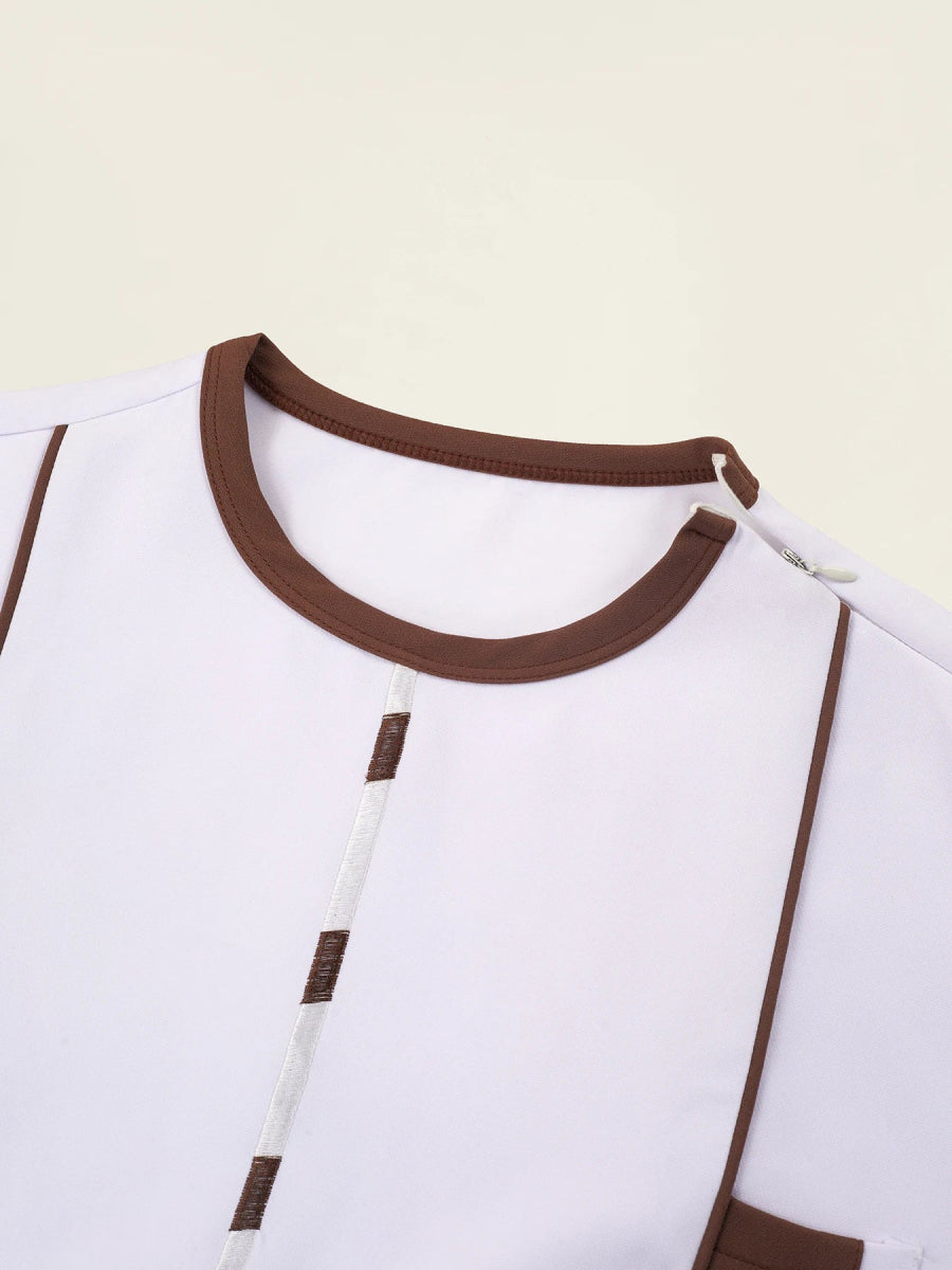 2 Sets of African Men Traditional Outfit Fashion Clothes T-Shirt Polo Shirts - Free Delivery Worldwide only at Flexi Africa