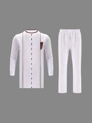 2 Sets of African Men Traditional Outfit Fashion Clothes T-Shirt Polo Shirts - Free Delivery Worldwide only at Flexi Africa