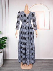 2024 For Women Elegant Wedding Evening Party Dresses Summer African Sequins Dress Fashion Nigerian Hight Waist Clothes Plus Size - Free Delivery Worldwide only at Flexi Africa