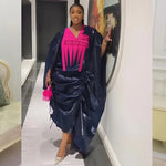 2PC African Dashiki Ankara Outfit for Women – Plus Size Kaftan Boubou Gown Wedding & Party Dress Set - Free Delivery Worldwide only at Flexi Africa
