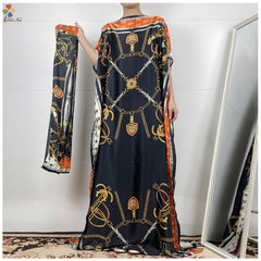 2PC Set of Fashionable Dashiki Robes - Printed Loose Dresses with Luxurious Fabric for Women - Free Delivery Worldwide