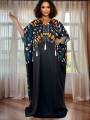 Women's African Style Maxi Dress – Loose Fit, Oversized Traditional Design