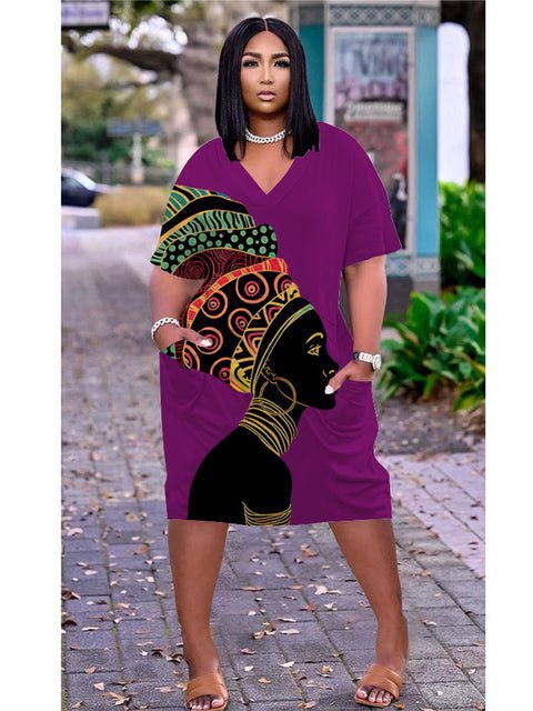 3D Party Women Fashion African Dress Knee Length - Flexi Africa - Free Delivery Worldwide. Only at www.flexiafrica.com