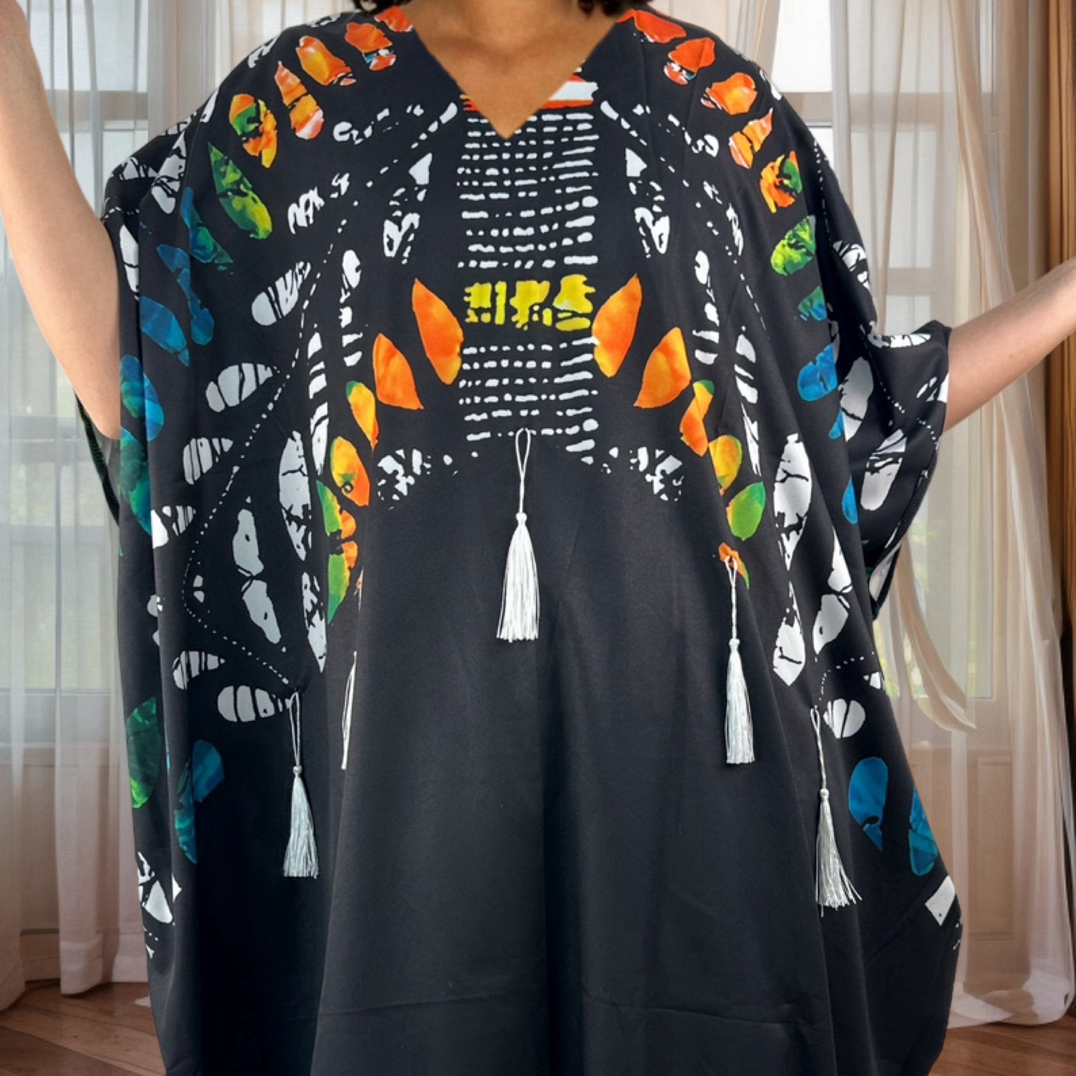 Women's African Style Maxi Dress – Loose Fit, Oversized Traditional Design