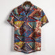 Experience the fusion of contemporary design and ethnic aesthetics with our African Dashiki Print Dress Shirt for Men. Perfect for summer adventures, casual gatherings, or exploring your streetwear fashion, this shirt embodies the spirit of cultural diversity and individuality. Upgrade your wardrobe and showcase your fashion-forward mindset with this captivating piece of African-inspired attire.