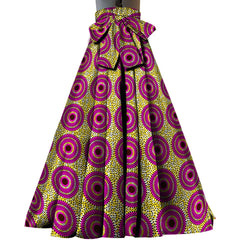 ON SALE!!! youth maxi skirt, African kente design Maxi Skirt With Pockets High Waist Ethnic Clothing Ankara Long Wax Skirt