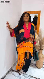 Buy Plus Size African Clothes Women Dashiki 2PC Set Print Outfits Tops Pants Trousers Suits for only $64.62 at Flexi Africa!