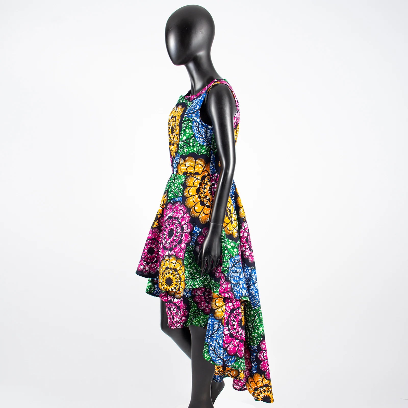 Buy African Women’s Sleeveless Pleated Party Dress – Elegant Midi Dress for only $54.63 at Flexi Africa!