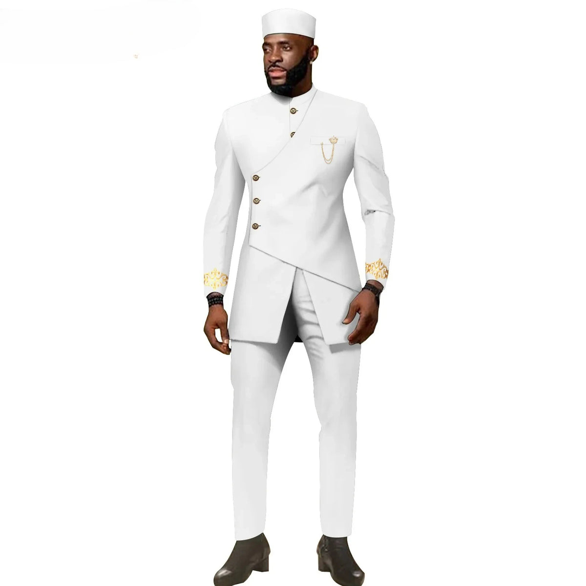 Buy African Ethnic New Men's Casual Suit - Refined and Fitted Style for only $157.30 at Flexi Africa!