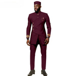 Buy African Ethnic New Men's Casual Suit - Refined and Fitted Style for only $157.30 at Flexi Africa!