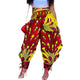 Stylish Dashiki Print Harem Pants: Comfortable African Fashion for Women - Flexi Africa - Flexi Africa offers Free Delivery Worldwide - Vibrant African traditional clothing showcasing bold prints and intricate designs