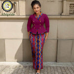 Women's African-Print Blazer & High-Waist Skirt Set, main product image – Flexi Africa