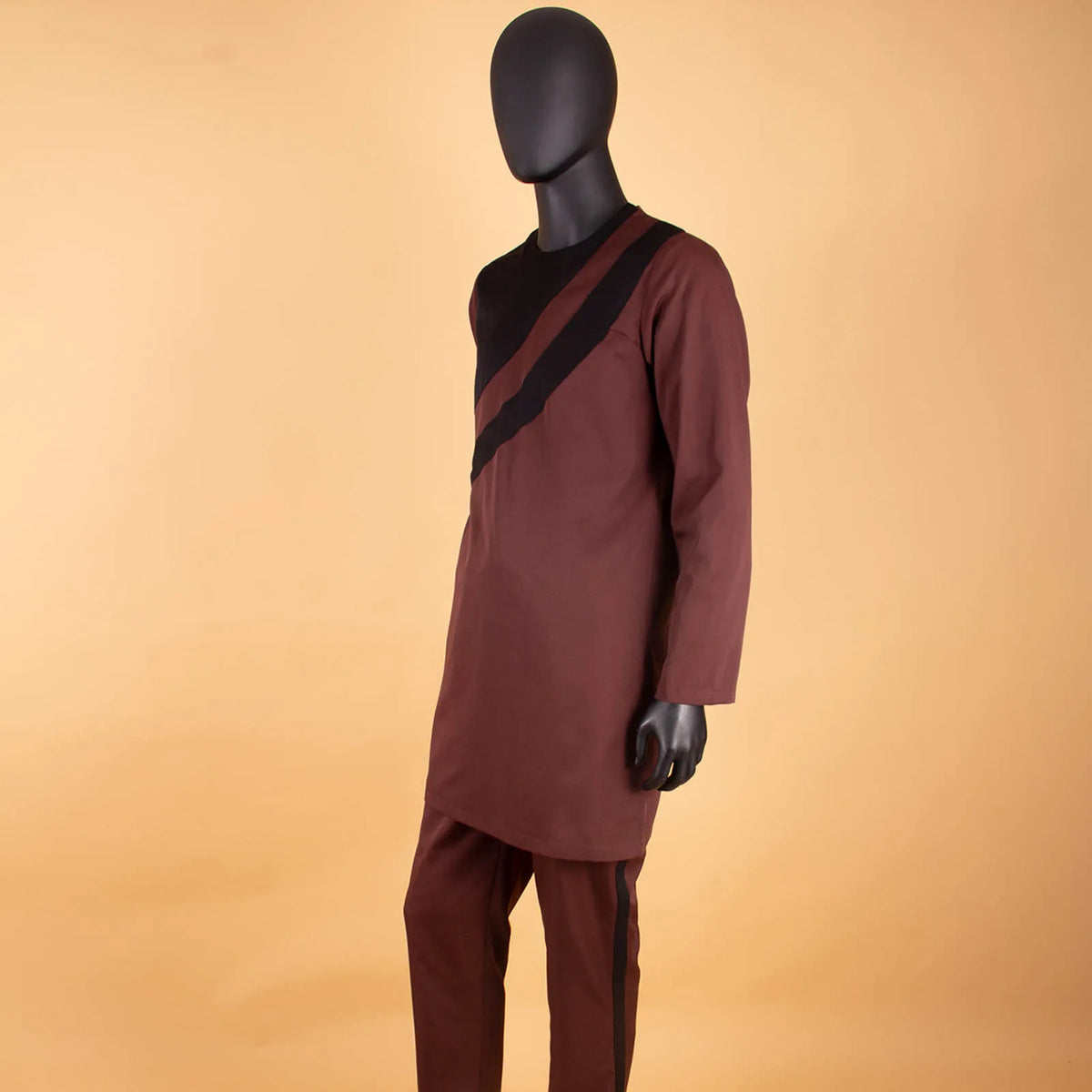 Men's Dashiki Long Coat & Trousers 2-Piece Set – alternate view 3
