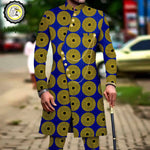Men's Ankara Dashiki Printed Suit – Jacket & Pants 2-Piece Set – alternate view 16