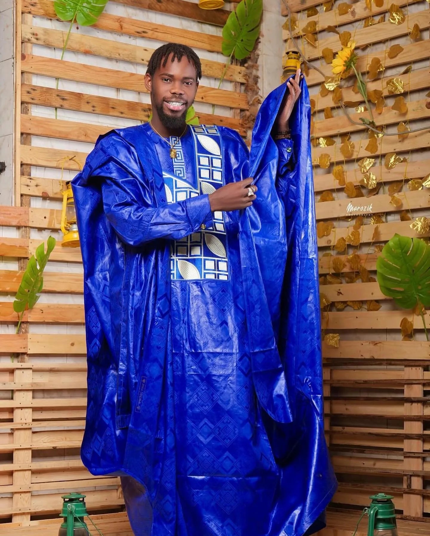 Buy African Men’s Bazin Riche Long Sleeve Top – Traditional Elegant Dashiki Shirt for only $104.06 at Flexi Africa!