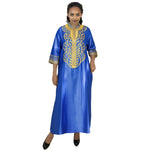 Women's Abaya Embroidered Dashiki Dress – Plus Size Party & Church Wear – alternate view 7