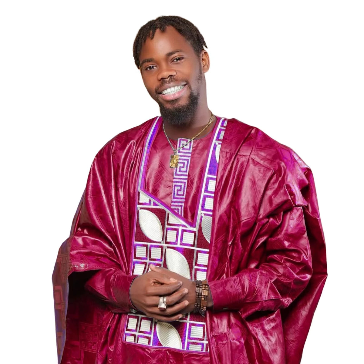 Buy African Men’s Bazin Riche Long Sleeve Top – Traditional Elegant Dashiki Shirt for only $104.06 at Flexi Africa!
