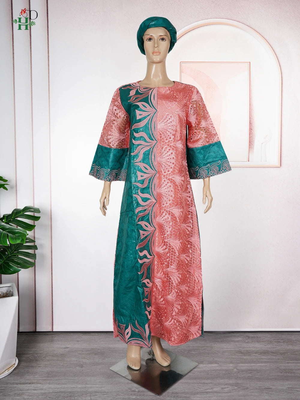 African Clothes Plus Size For Women Elegant Dresses Gown Embroidery Party - Free Delivery Worldwide only at Flexi Africa