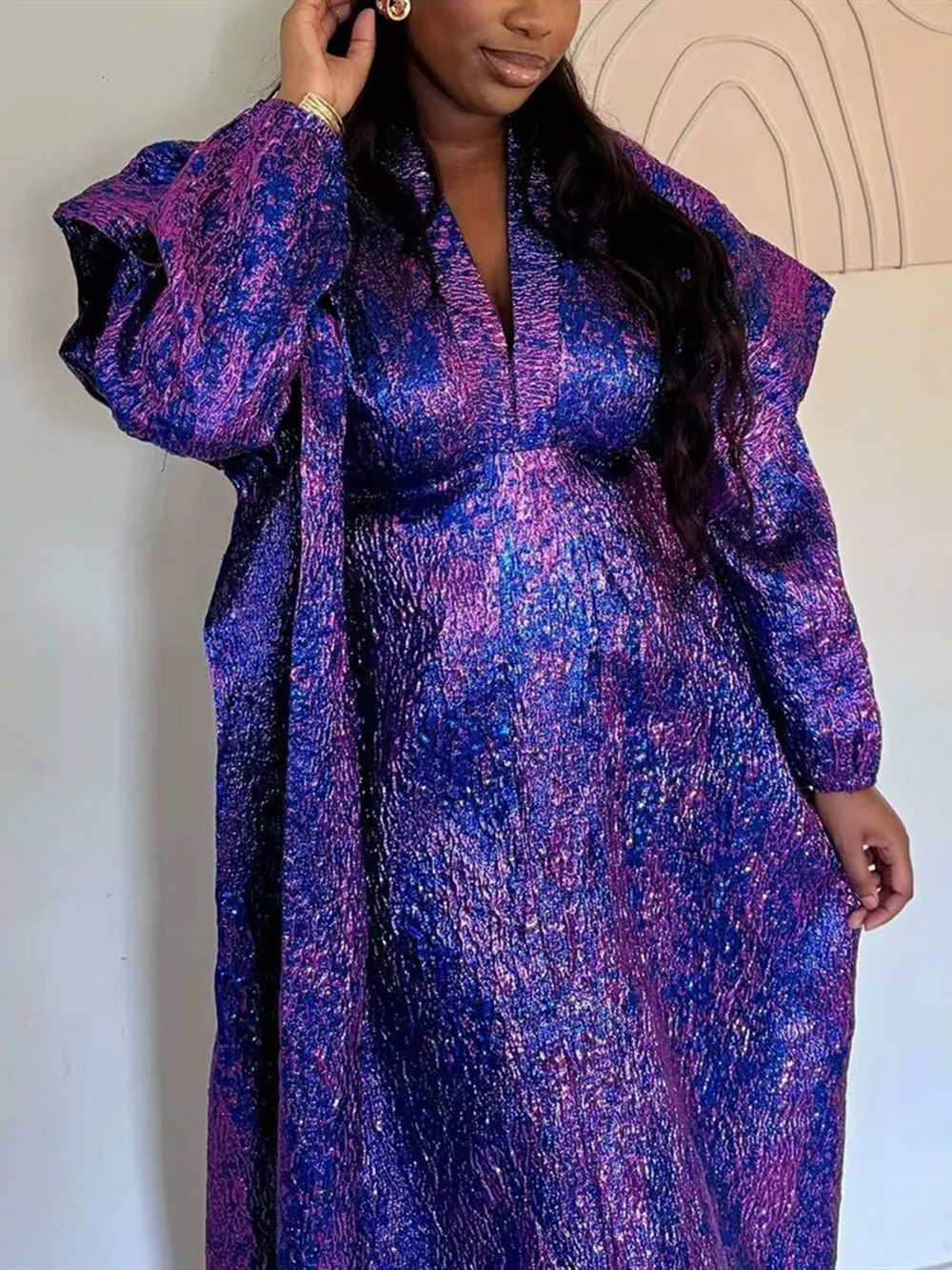 Women's Traditional African Dresses – Dashiki Kaftan Robe, Maxi Long Gown Abaya Outfits