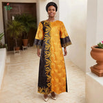 African Clothes Plus Size For Women Elegant Dresses Gown Embroidery Party - Free Delivery Worldwide only at Flexi Africa