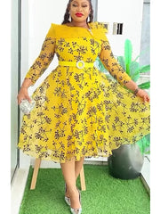 African Dresses for Women | Elegant Ankara Dashiki Plus Size Wedding & Office Attire