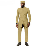 Buy African Ethnic New Men's Casual Suit - Refined and Fitted Style for only $157.30 at Flexi Africa!