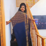 Women's Rhinestone Kanga Dress 2-Piece Set – Elegant African Party Gown – alternate view 43