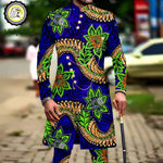 Men's Ankara Dashiki Printed Suit – Jacket & Pants 2-Piece Set – alternate view 24