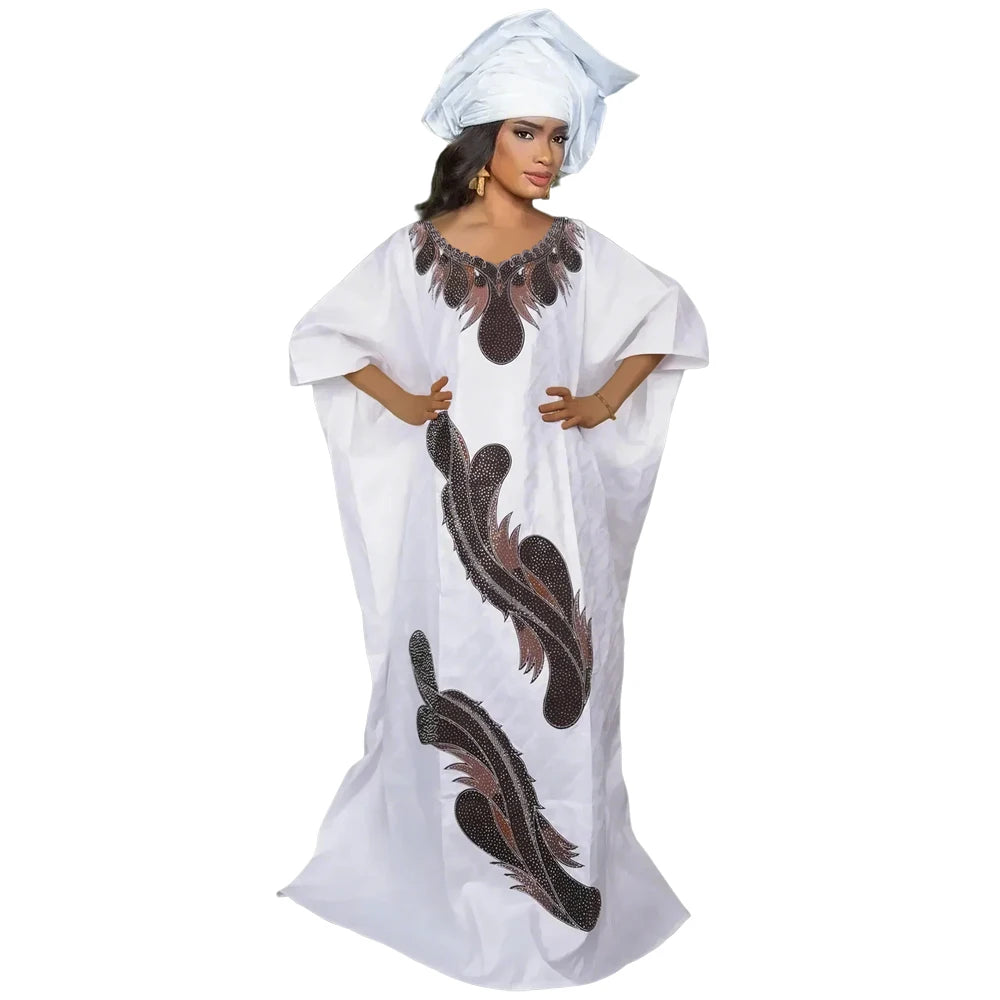 Inspired Bazin Gown – African Wedding & Party Dress for Women