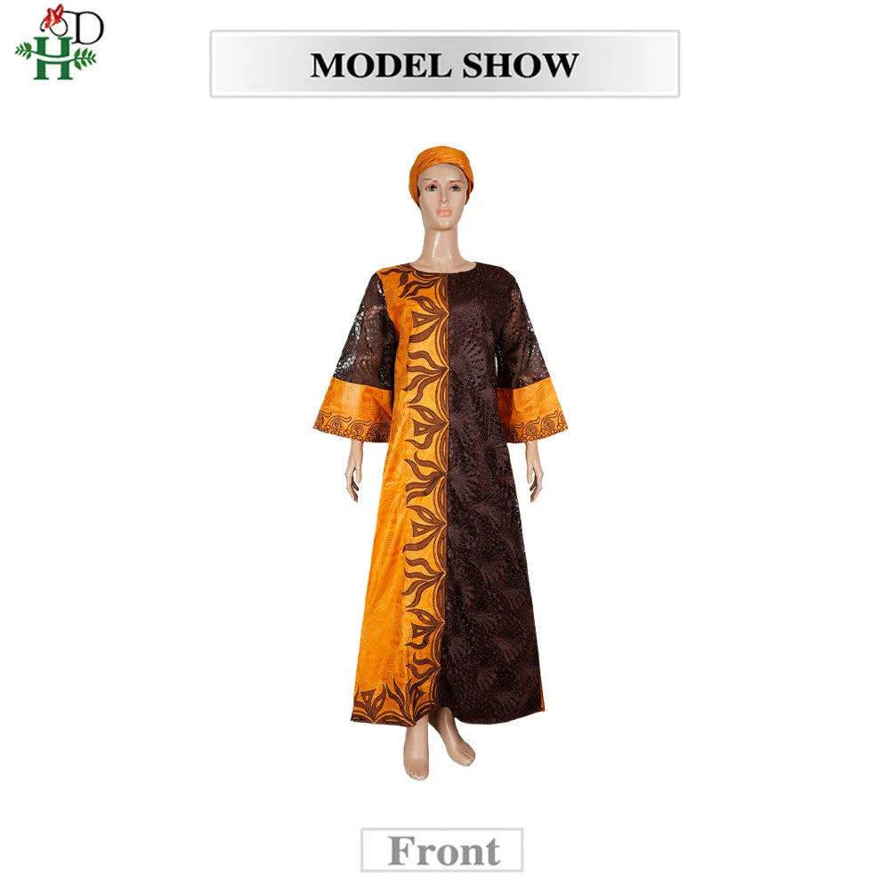 African Clothes Plus Size For Women Elegant Dresses Gown Embroidery Party - Free Delivery Worldwide only at Flexi Africa