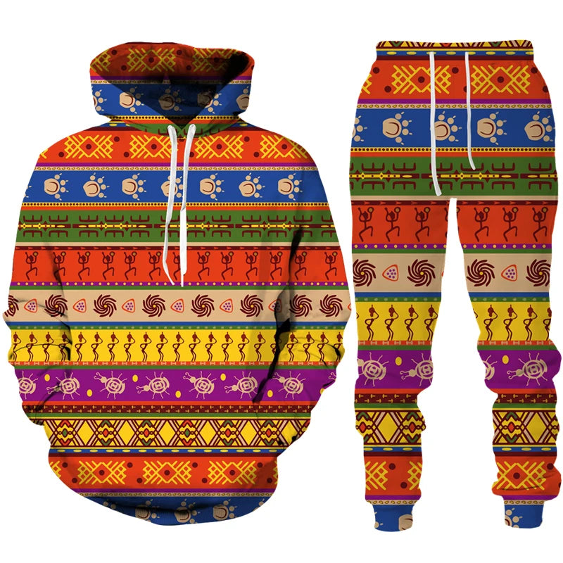 African-Print Casual Tracksuit, image 20 of 24 – Flexi Africa
