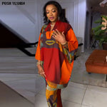 Buy Plus Size African Print 2PC Set – Dashiki Top and Pants Ankara Outfit for only $35.72 at Flexi Africa!