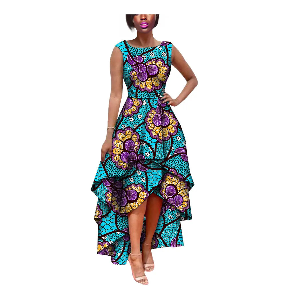 Buy African Women’s Sleeveless Pleated Party Dress – Elegant Midi Dress for only $54.63 at Flexi Africa!