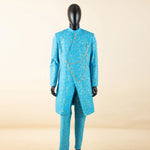 Men's Ankara Dashiki Printed Suit – Jacket & Pants 2-Piece Set – alternate view 6