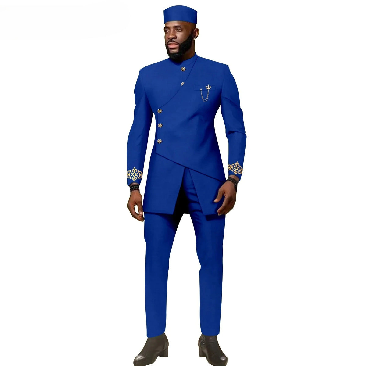 Buy African Ethnic New Men's Casual Suit - Refined and Fitted Style for only $157.30 at Flexi Africa!