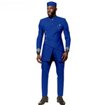 Buy African Ethnic New Men's Casual Suit - Refined and Fitted Style for only $157.30 at Flexi Africa!