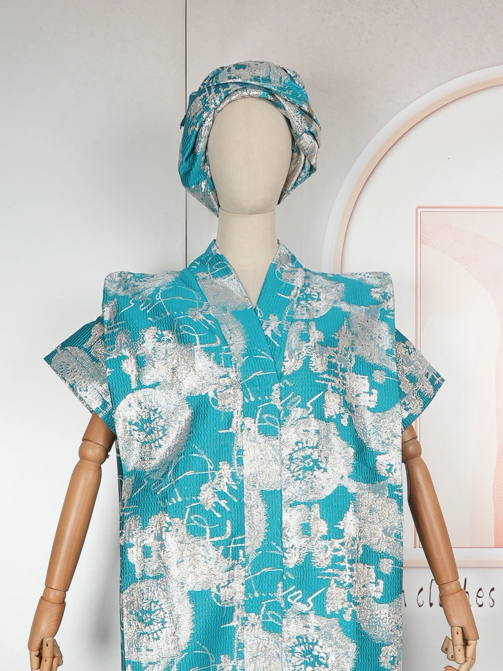 Elegant African Maxi Robe Dress for Women – Traditional Dashiki Abaya & Kaftan Style