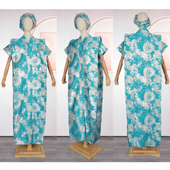 Elegant African Maxi Robe Dress for Women – Traditional Dashiki Abaya & Kaftan Style