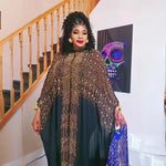 Women's Rhinestone Kanga Dress 2-Piece Set – Elegant African Party Gown – alternate view 37