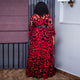 Breezy Elegance: African Chiffon Dresses for Women - Summer Ruffle Sleeve Robe, Muslim Abaya, and Dashiki Print - Celebrate the Essence of Africa!