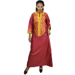 Women's Abaya Embroidered Dashiki Dress – Plus Size Party & Church Wear – alternate view 6