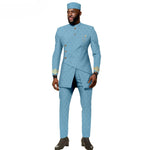 Buy African Ethnic New Men's Casual Suit - Refined and Fitted Style for only $157.30 at Flexi Africa!
